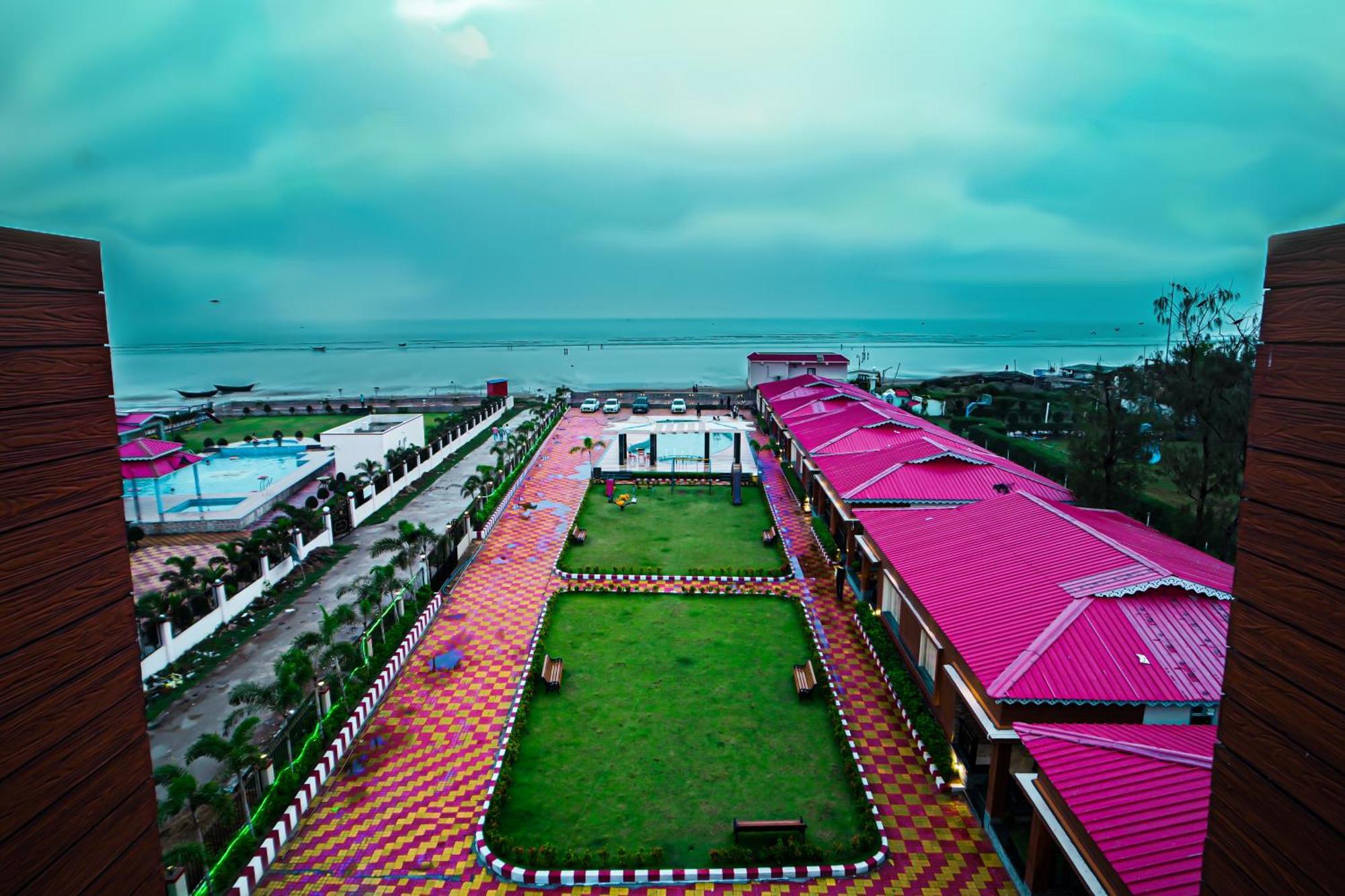 Prasant On Beach Resort !! Lift - Wifi -Restaurant-Parking Facilities-Newly Decorated Room !! Mandarmani Exteriér fotografie
